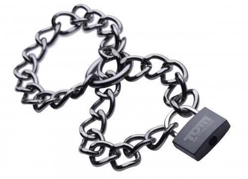 XR Brands Cuffs Tom of Finland Locking Chain Cuffs