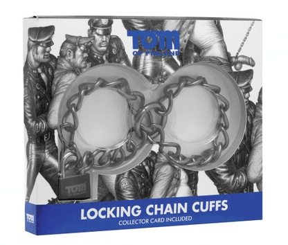XR Brands Cuffs Tom of Finland Locking Chain Cuffs