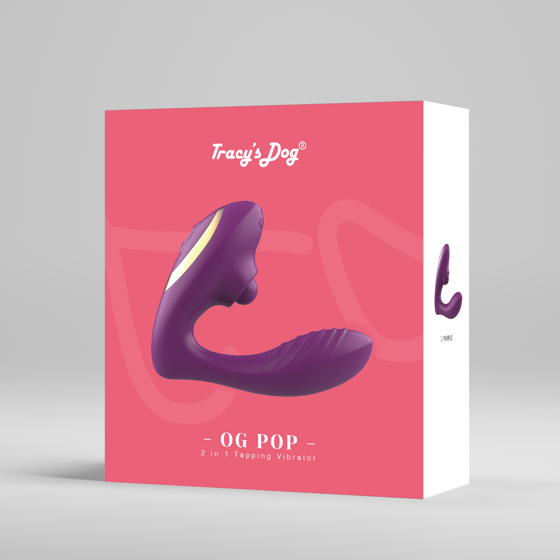 Tracy's Dog Vibrators Tracy's Dog OG Pop 2 in 1 Tapping Vibrator
