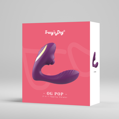 Tracy's Dog Vibrators Tracy's Dog OG Pop 2 in 1 Tapping Vibrator