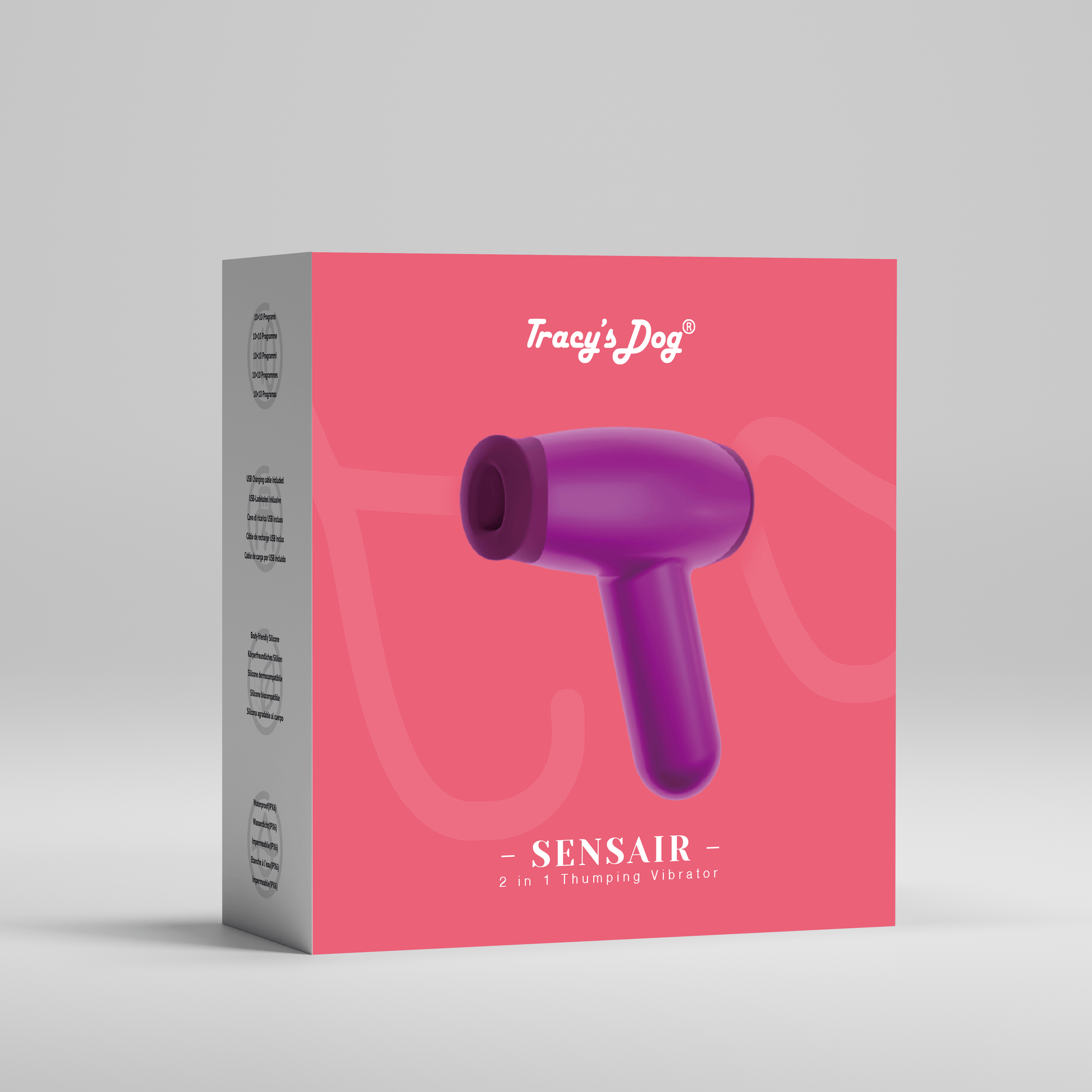 Tracy's Dog Vibrators Tracy's Dog Sensair 2 in 1 Thumping Vibrator