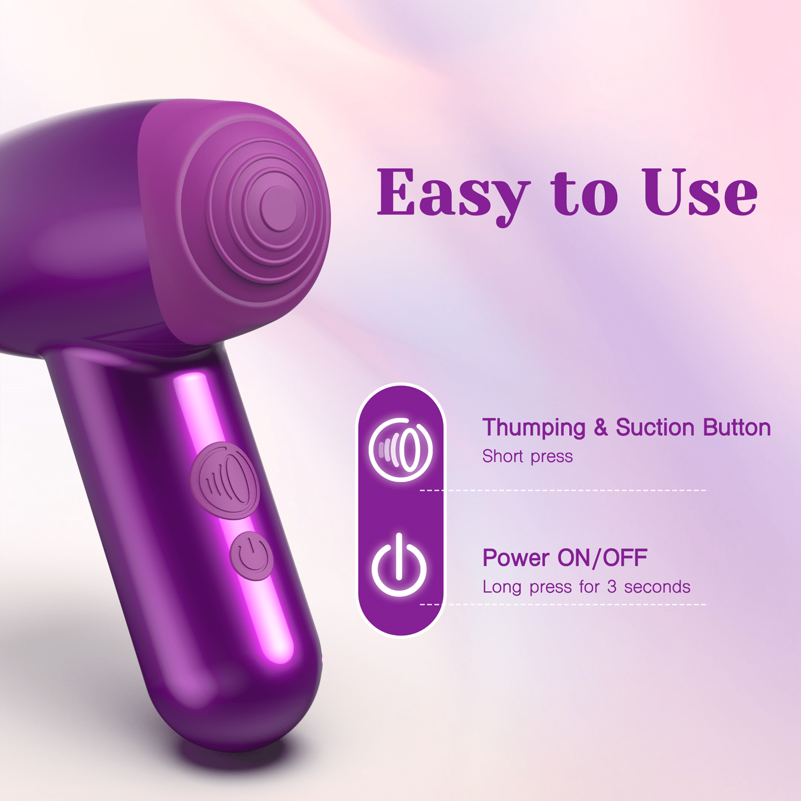 Tracy's Dog Vibrators Tracy's Dog Sensair 2 in 1 Thumping Vibrator