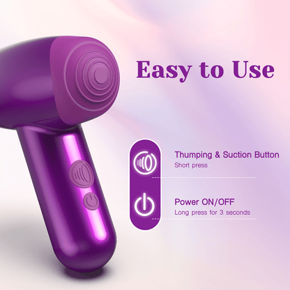 Tracy's Dog Vibrators Tracy's Dog Sensair 2 in 1 Thumping Vibrator