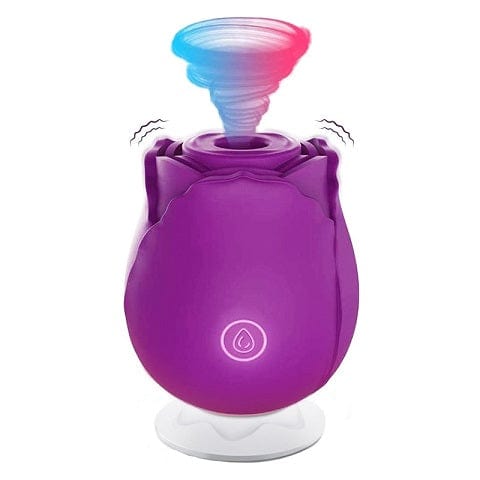 Tracy's Dog Clitoral Stimulators Purple Tracy's Dog Rose Clitoral Sucking Vibrator