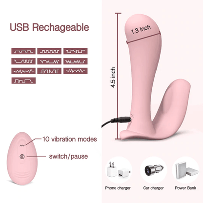 Tracy's Dog Vibrators Tracy's Dog Wearable Panty Vibrator with Remote