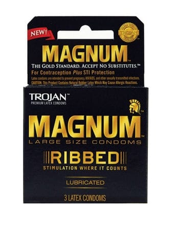 Trojan Condoms Trojan Magnum Ribbed Condoms