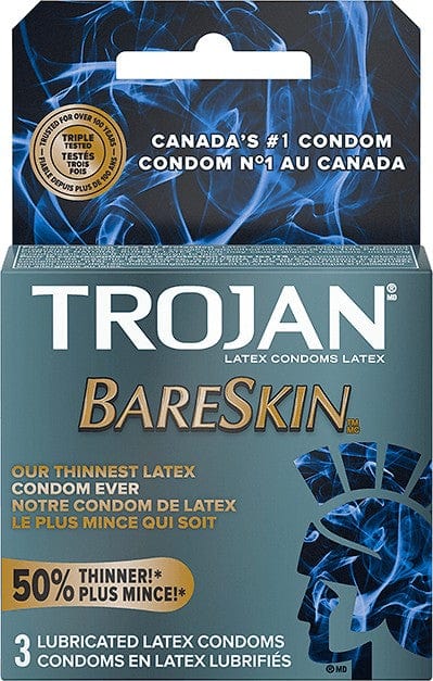 Trojan Condoms 3pk Trojan Sensitivity Bareskin Condoms