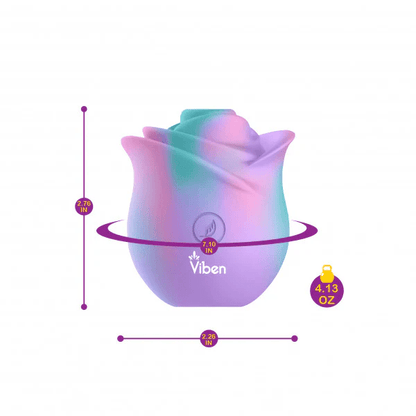 Viben Clitoral Stimulators Viben Unicorn Zen Rose