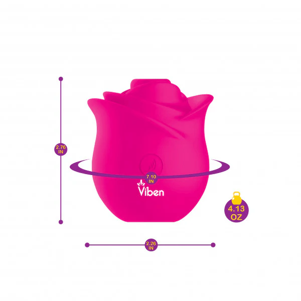 Viben Clitoral Stimulators Viben Zen Rose