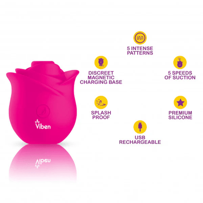 Viben Clitoral Stimulators Viben Zen Rose