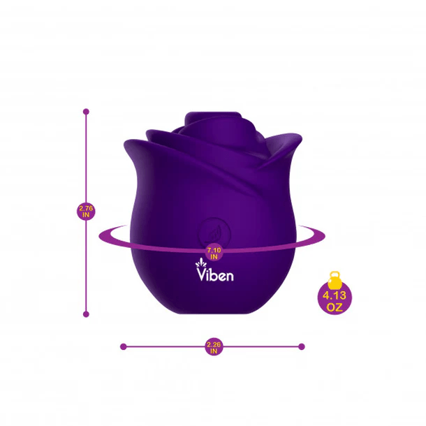 Viben Clitoral Stimulators Viben Zen Rose