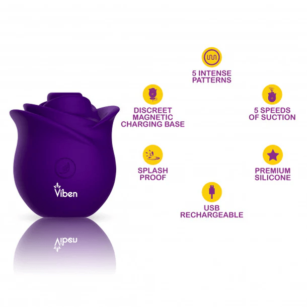 Viben Clitoral Stimulators Viben Zen Rose