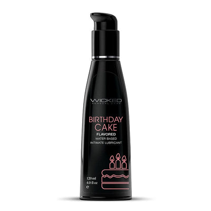 Wicked Lubes & Lotions 4 oz Wicked Birthday Cake Flavored Lube