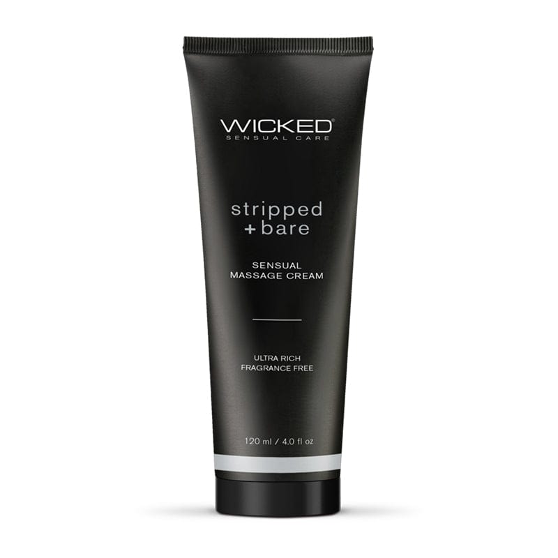 Wicked Lubes & Lotions Stripped & Bare Wicked Sensual Massage Cream