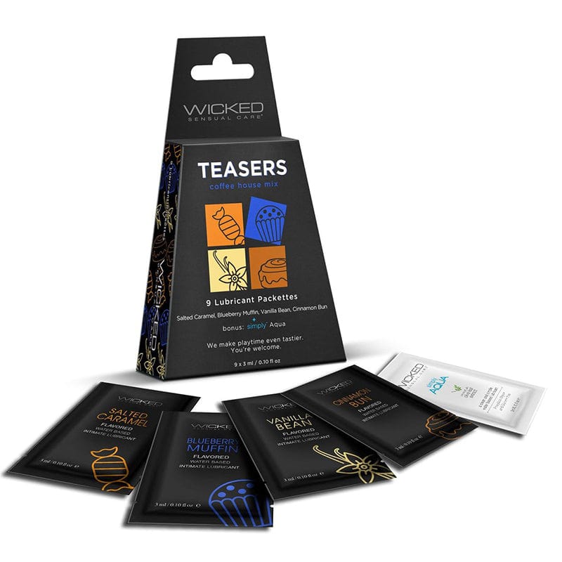 Wicked Lubes & Lotions Wicked Teasers Coffee House Mix Packet Lubricant