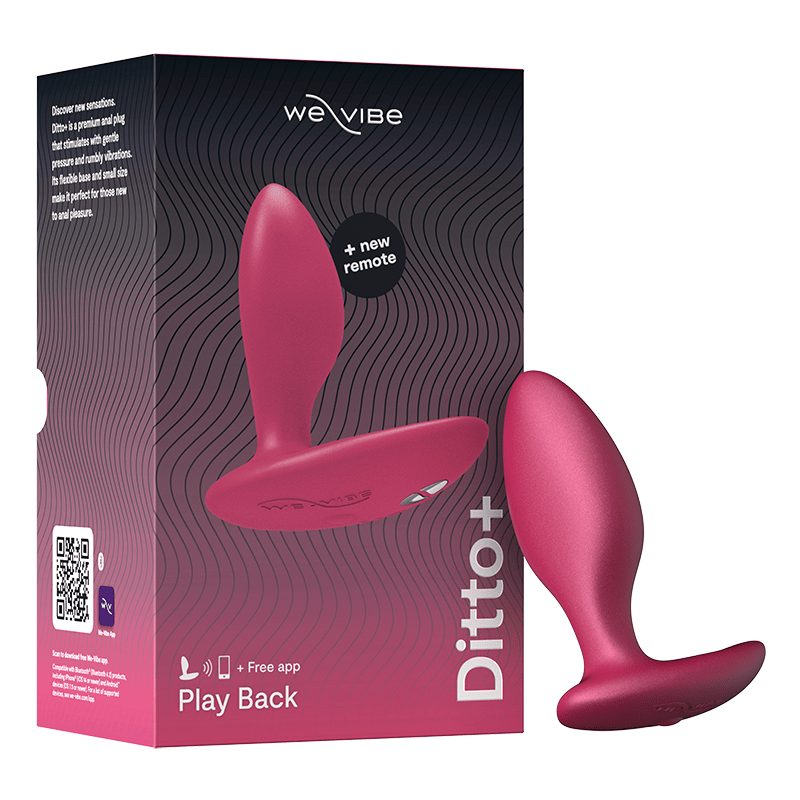 We-Vibe Anal Toys Cosmic Pink We-Vibe Ditto+ Vibrating Anal Plug