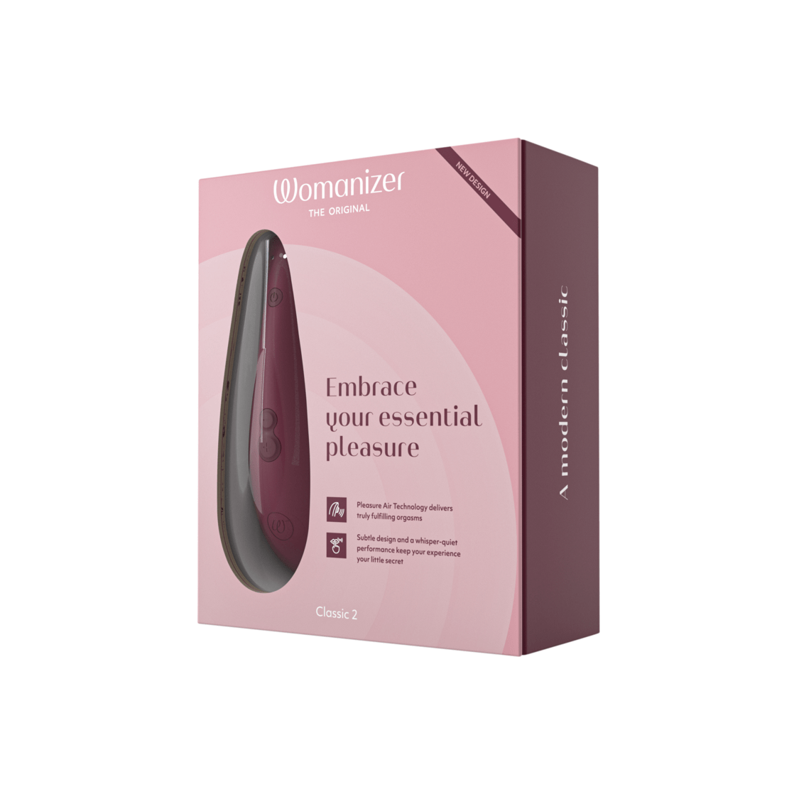 Womanizer Clitoral Stimulators Bordeaux Womanizer Classic 2 Clitoral Stimulator