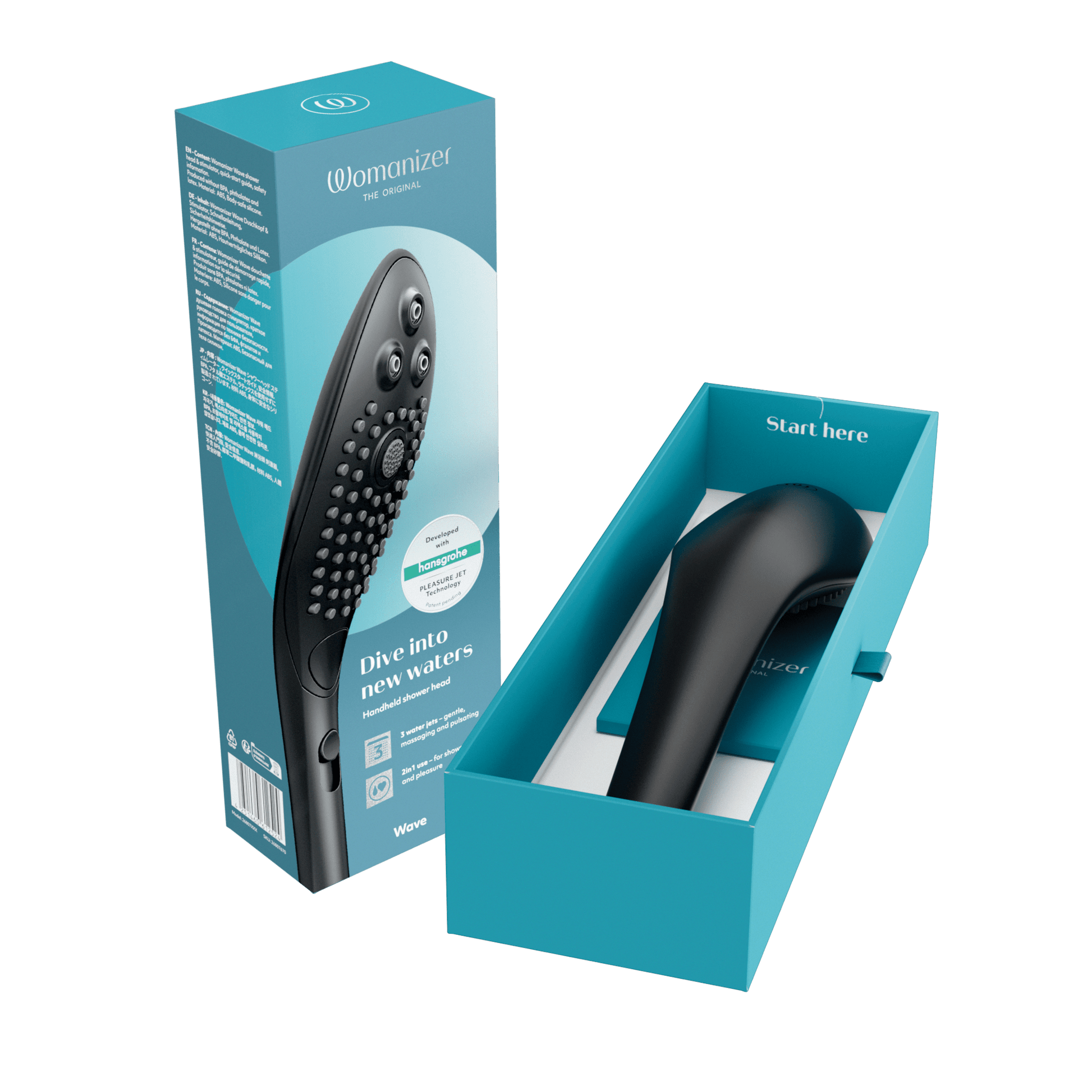 Womanizer Clitoral Stimulators Womanizer Wave Water Massage Stimulator