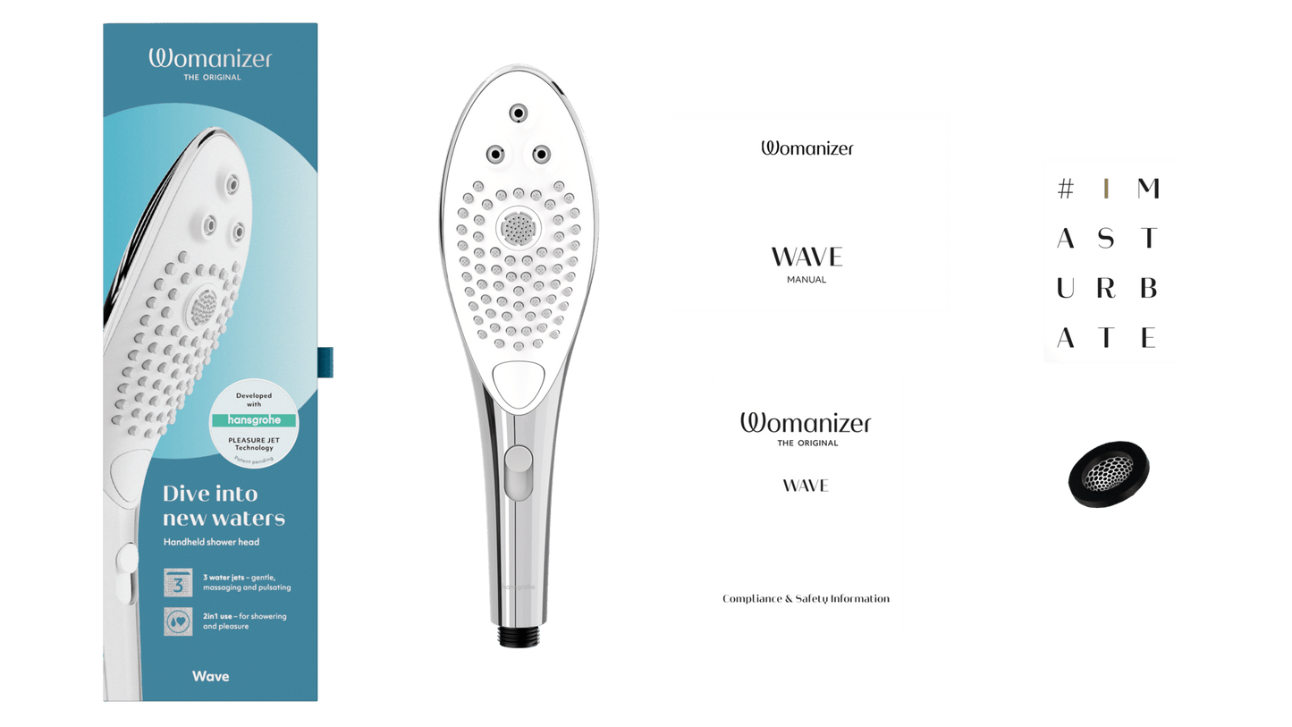 Womanizer Clitoral Stimulators Womanizer Wave Water Massage Stimulator