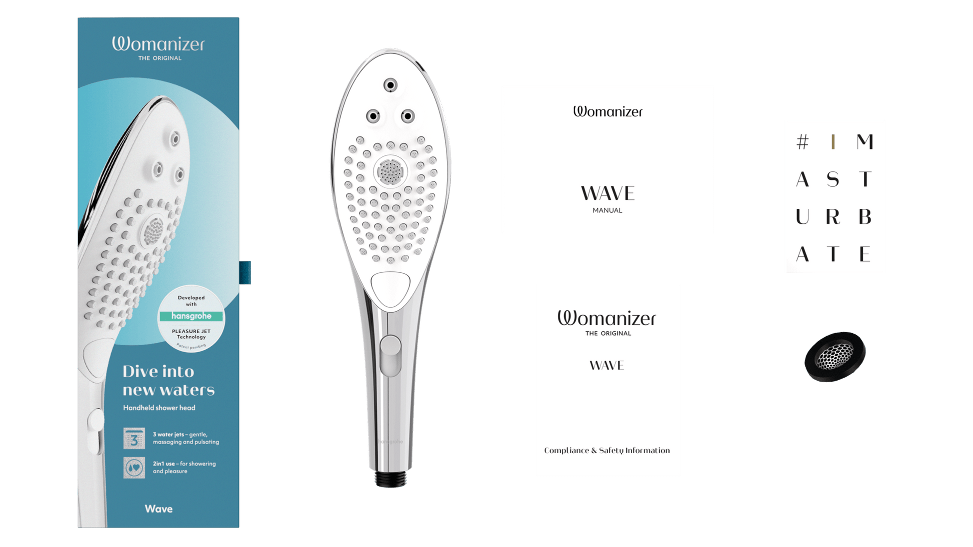 Womanizer Clitoral Stimulators Womanizer Wave Water Massage Stimulator