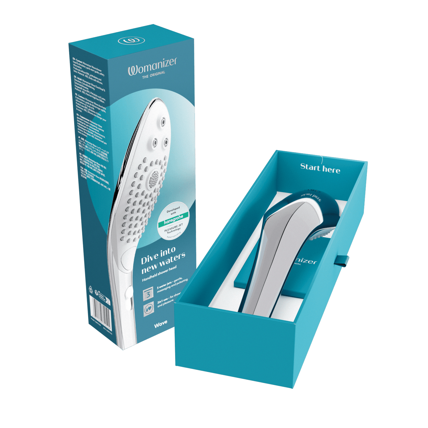 Womanizer Clitoral Stimulators Womanizer Wave Water Massage Stimulator