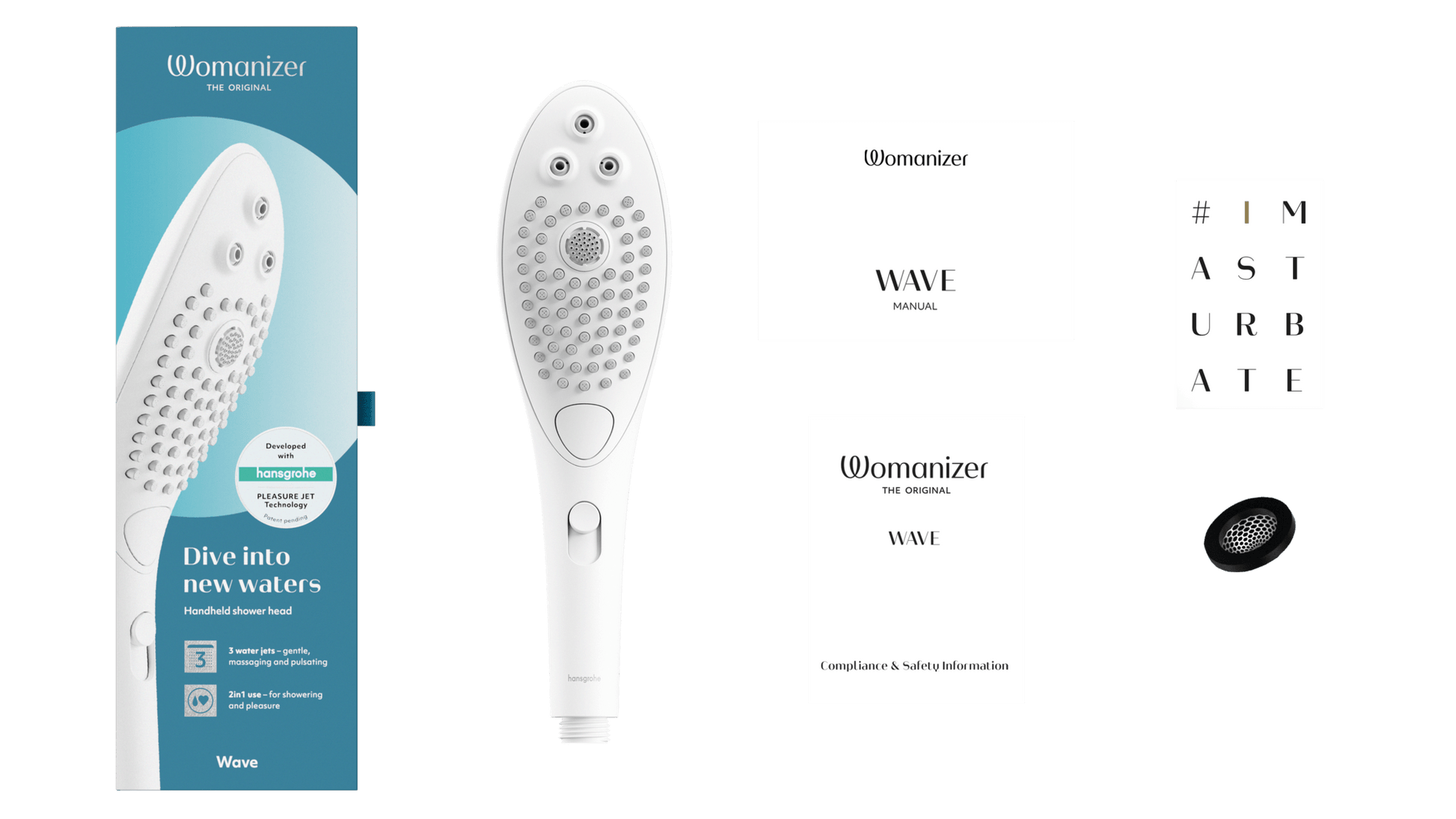 Womanizer Clitoral Stimulators Womanizer Wave Water Massage Stimulator