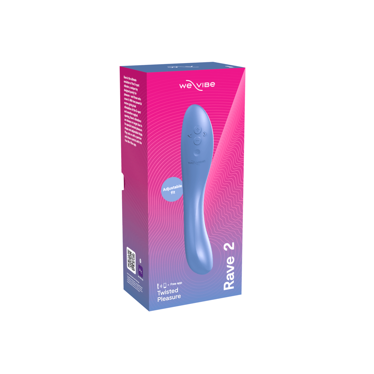 We-Vibe Vibrator Blue We-Vibe Rave 2 Wand Massager