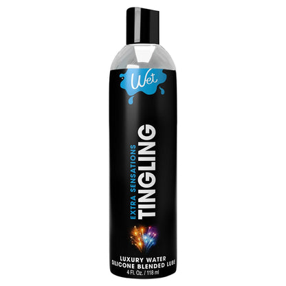 Wet Lubes & Lotions 4oz Wet Extra Sensations Tingling Lubricant