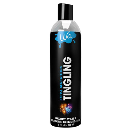 Wet Lubes & Lotions 8oz Wet Extra Sensations Tingling Lubricant