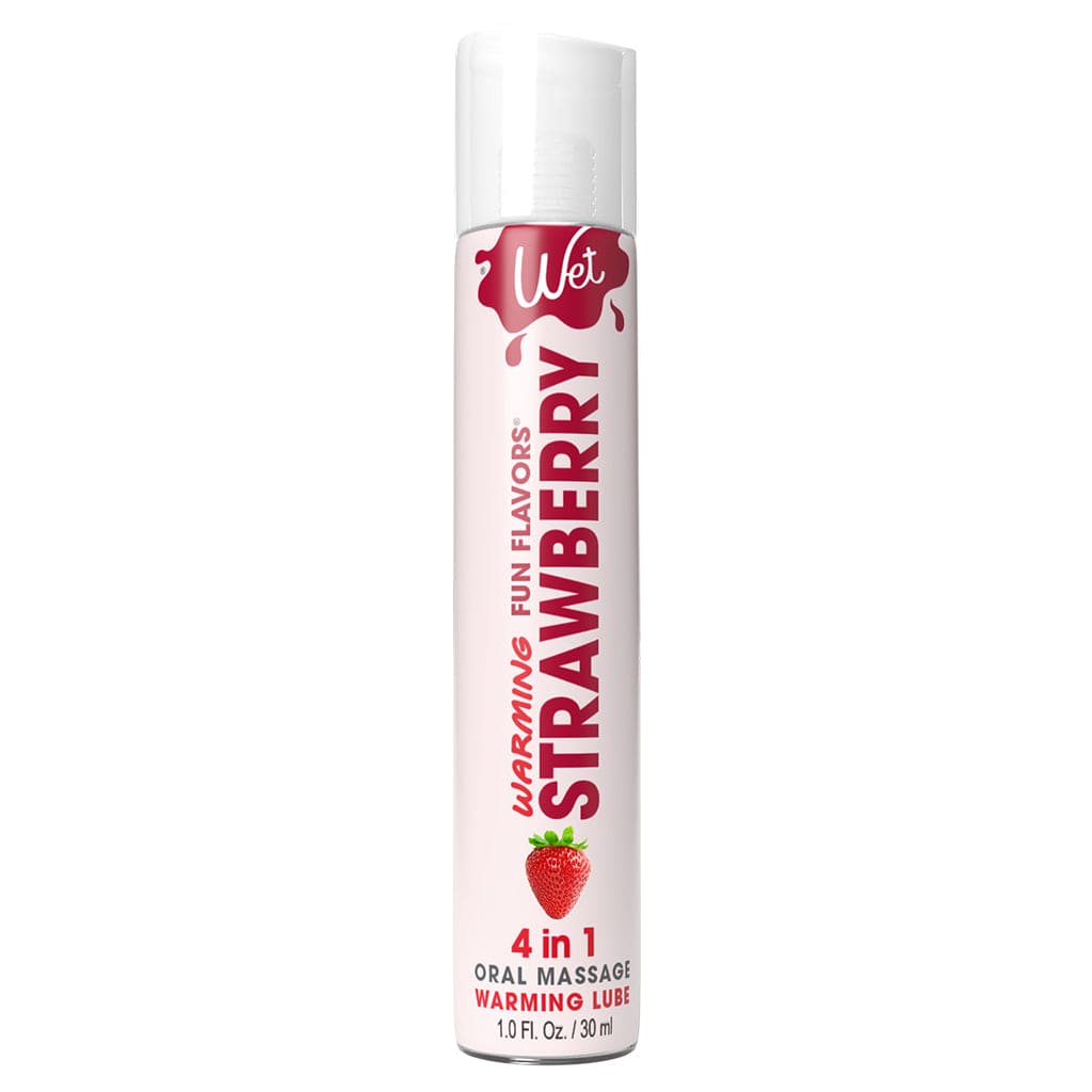 Wet 1oz Wet Fun Flavors 4-in-1 Strawberry Warming Lubricant