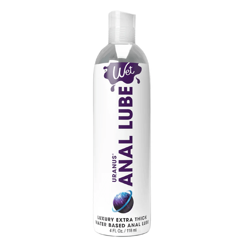 Wet Water Based Lube 4oz Wet Uranus Extra Thick Water Based Anal Lube