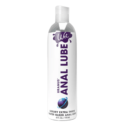Wet Water Based Lube 4oz Wet Uranus Extra Thick Water Based Anal Lube