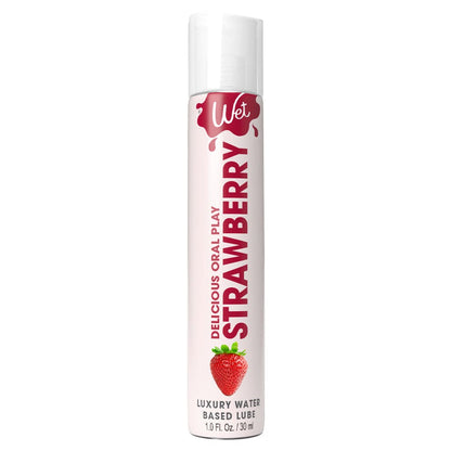 Wet Lubes & Lotions 1oz Wet Delicious Strawberry Lubricant