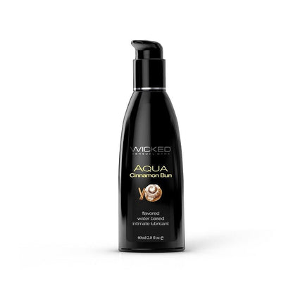 Wicked Lubes & Lotions 2oz Wicked Aqua Cinnamon Bun Flavored Lubricant