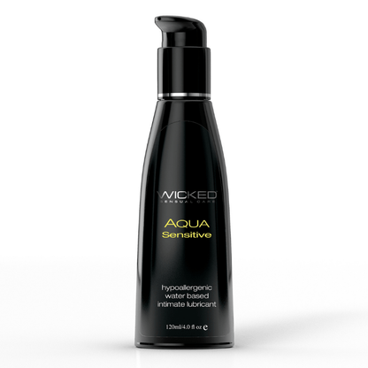Wicked Lubes & Lotions 4oz Wicked Aqua Sensitive Lubricant