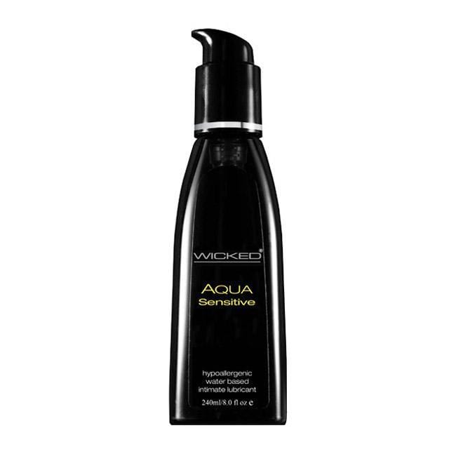 Wicked Lubes & Lotions 8oz Wicked Aqua Sensitive Lubricant