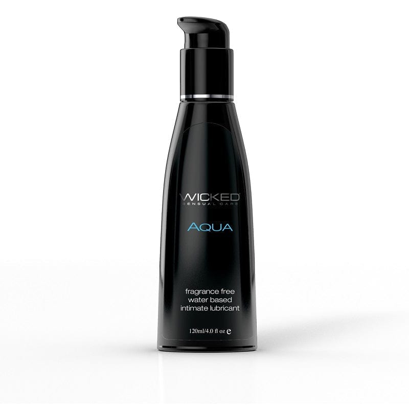 Wicked Lubes & Lotions 4oz Wicked Aqua Water Based Lubricant