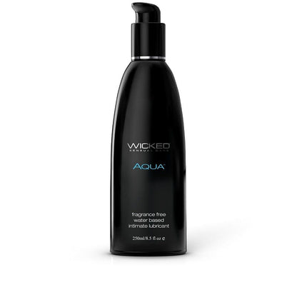 Wicked Lubes & Lotions 8.5oz Wicked Aqua Water Based Lubricant