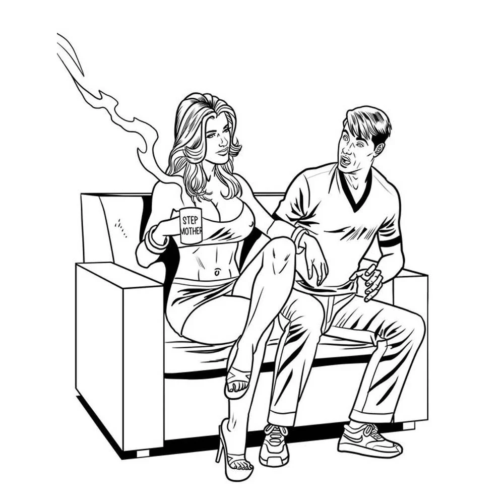 Wood Rocket The MILF Porn Coloring Book