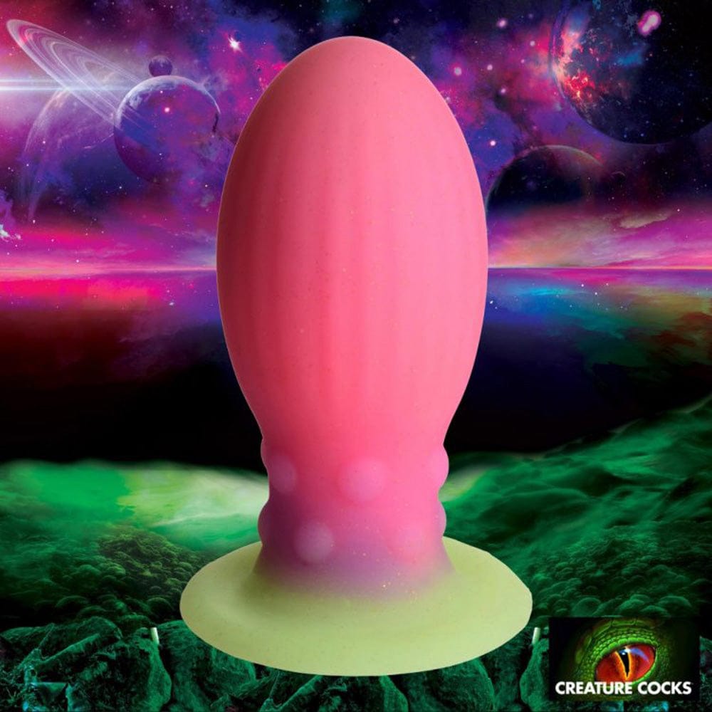 Creature Cocks Dildo's Creature Cocks Xeno Egg Glow in the Dark Silicone Egg