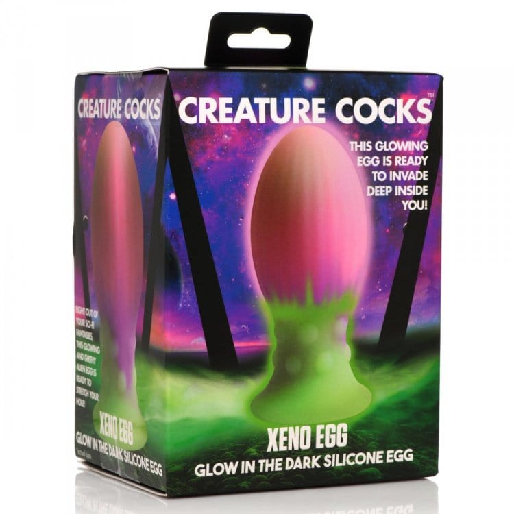 Creature Cocks Dildo's Creature Cocks Xeno Egg Glow in the Dark Silicone Egg