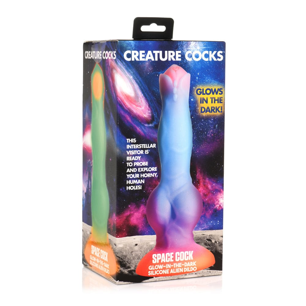 Creature Cocks Dildo's Creature Cocks Space Cock Glow-in-Dark Silicone Alien Dildo