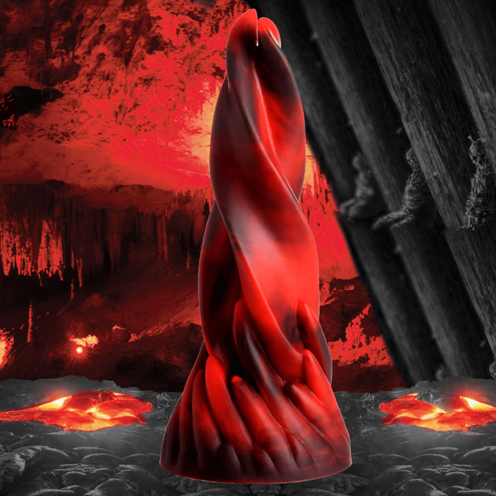 Creature Cocks Dildo's Creature Cocks Hell Kiss Twisted Tongues Silicone Dildo