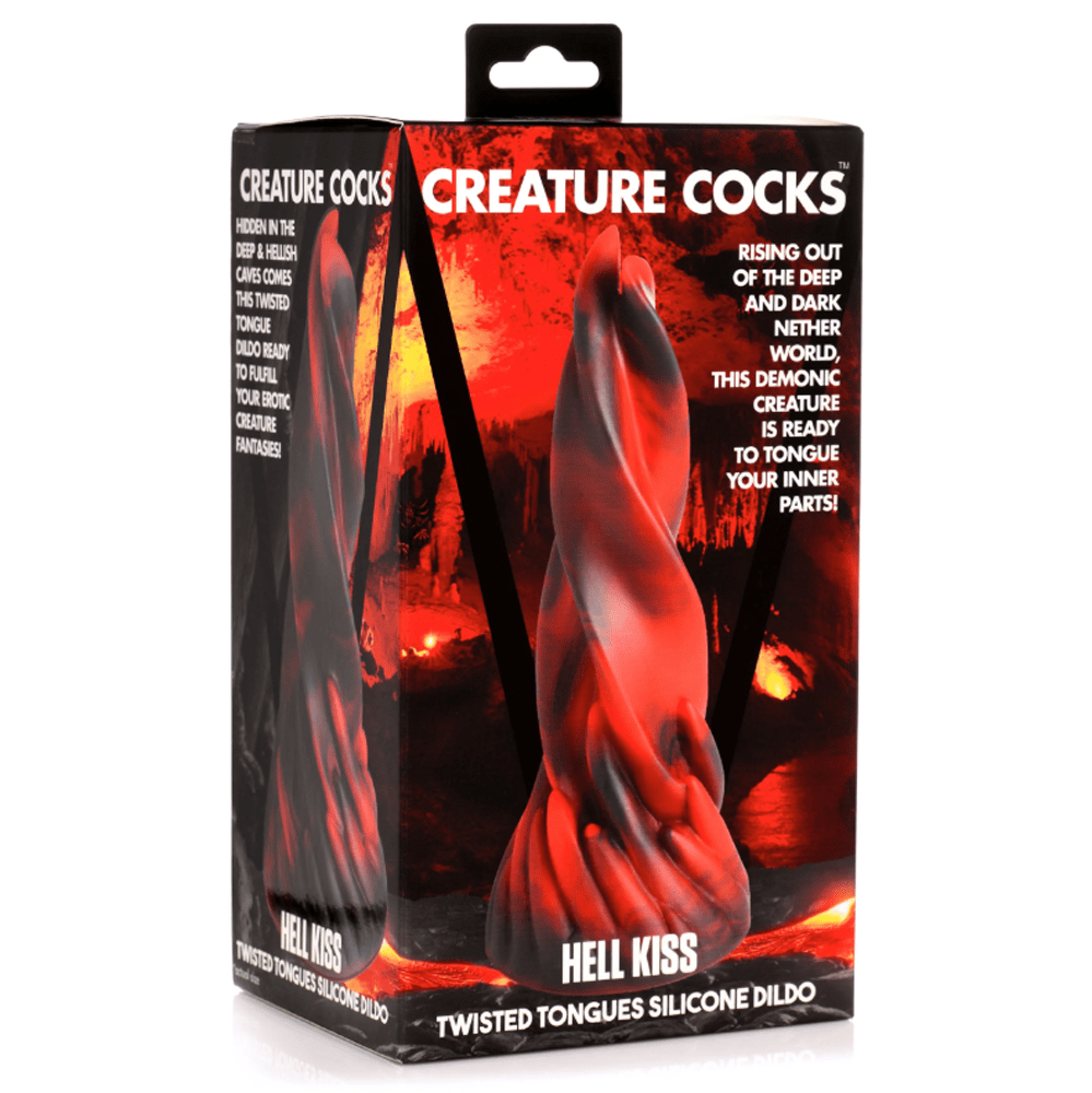 Creature Cocks Dildo's Creature Cocks Hell Kiss Twisted Tongues Silicone Dildo