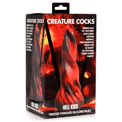 Creature Cocks Dildo's Creature Cocks Hell Kiss Twisted Tongues Silicone Dildo
