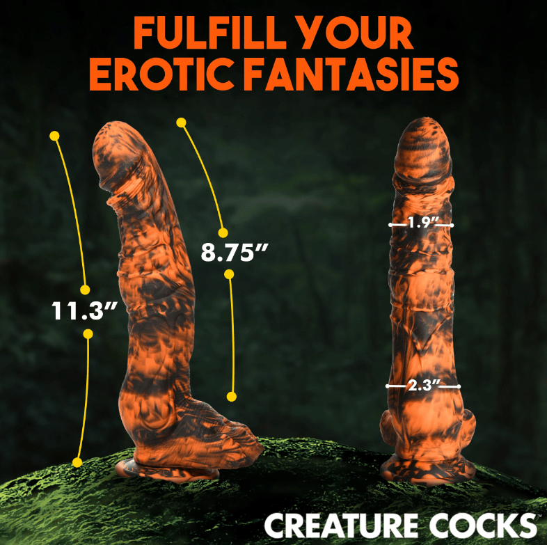 Creature Cocks Large Dildo's 9" + Creature Cocks Sabretooth Silicone Dildo