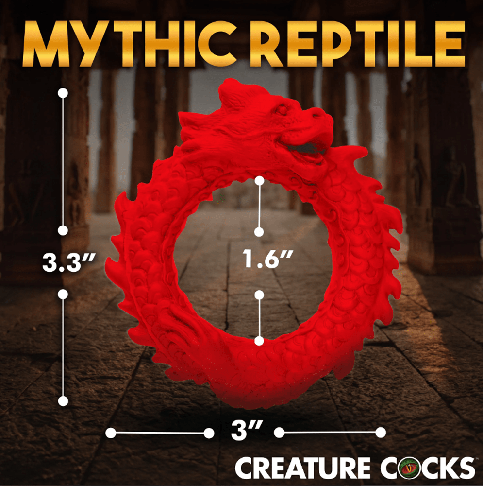 Creature Cocks Cock & Balls Creature Cocks Rise Of The Dragon Silicone Cock Ring