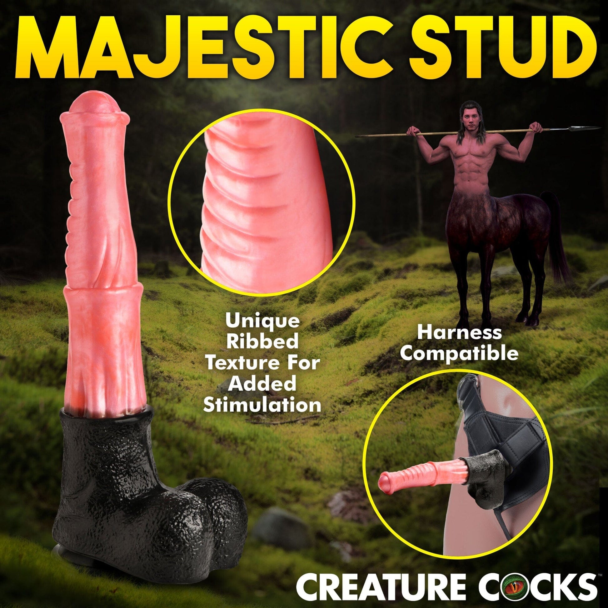 Creature Cocks Dildo's Creature Cocks Giant Centaur XL Silicone Dildo