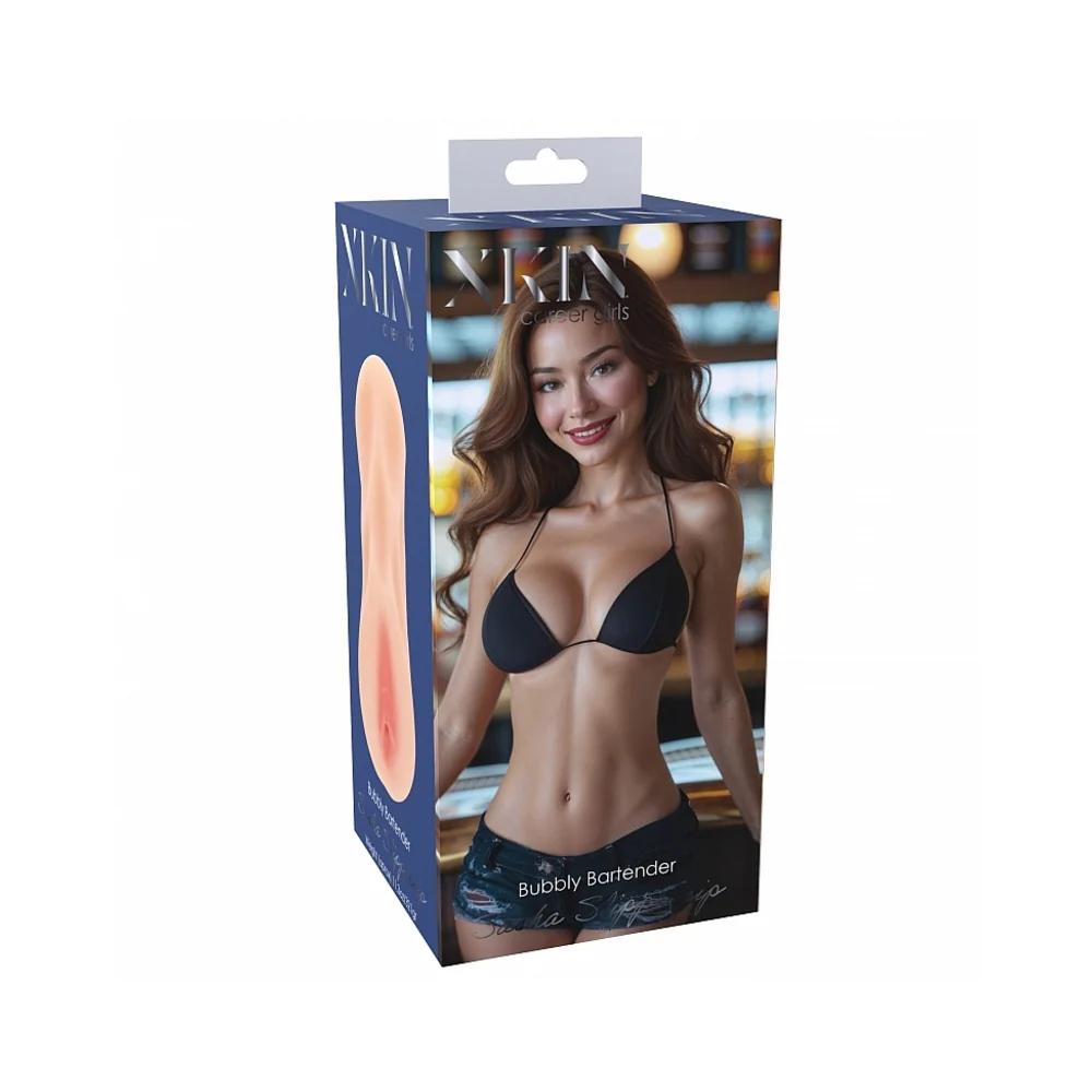 Xkin Career Girls Bubbly Bartender Sasha Slippernip Masturbator