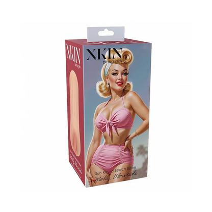 Xkin Pinup Girls Sun Kissed Beach Babe Molly Blowtide Masturbator